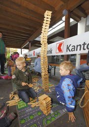 In der Spielecke ging es ebenfalls hoch zu und her. (Bild: André A. Niederberger / Neue NZ)
