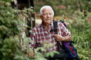 Franz Häfliger (79) zieht es täglich hinaus in die Natur – unser Bild zeigt ihn in seinem Garten in Willisau. (Bild Corinne Glanzmann)