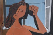 Inspiriert von Picasso: Hans Erni alias François Grèques malt 1932 das «Mädchen am Fenster». (Bild Auktionskatalog)