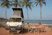 Zwischenhalt in Goa, Westindien: Yvonne und Bruno Blum aus Entlebuch sind um die halbe Welt gereist. (Bild: PD)