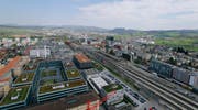 Die Stadt Zug (im Blick vom Parktower Richtung Baar) ist die attraktivste Gemeinde der Schweiz. (Bild: Stefan Kaiser / Neue ZZ)