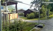Die Vandalen stiegen über die Zäune und verschmierten Teile des Geländes. (Bild: Tele 1)