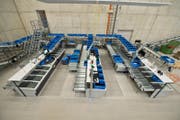 Blick in die Produktionshalle. (Bild: Dominik Wunderli)