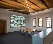 Blick in die neue Turmstube im Untertor. (Bild: Manuela Jans-Koch (Willisau, 12. November 2017))