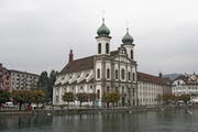 Die Jesuitenkirche in der Stadt Luzern. (Bild Philipp Schmidli/Neue LZ)