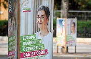 Grünen-Plakat im österreichischen Wahlkampf 2017. (Bild: Roland Schlager/APA)