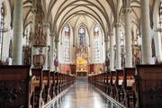 Die Kirche St. Jakob in Escholzmatt, 1894 erbaut und 1983/84 restauriert, ist ein typisches Beispiel für eine neugotische Kirche. (Bild Boris Bürgisser)
