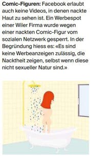 Facebook-Posts: Gesperrte Bilder und Videos. (Bild: LZ)
