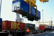 Busto Arsizio-Gallarate in der Lombardei ist der zentrale Hub im Netzwerk der Hupac. Züge verbinden den Terminal mit Destinationen in der Schweiz und dem übrigen Europa. PD