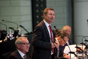 Ab 2019 sollen die Rechnungen des 3,7 Milliarden Franken schweren Kantonshaushalts positiv abschliessen. Diese Prognosen machte Finanzdirektor Marcel Schwerzmann Ende der letzten Woche. (Bild: LZ/Nadia Schärli)