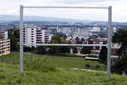 Einer der Plakatstände, wo die Piratenpartei gerne ihre Plakate angebracht hätte. (Bild: Werner Schelbert)