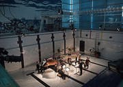 Ungewohnte Umgebung: das Ensemble Montaigne im Luzerner Neubad. Bild: Corinne Glanzmann (17. Juni 2017)