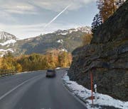 Auf der Brünigpassstrasse werden in den kommenden zwei Wochen Felsreinigungsarbeiten durchgeführt. (Bild: Google Maps)