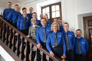 Sie wurden 2014 vereidigt: Neue Polizistinnen und Polizisten für das Luzerner Korps. (Bild: pd)