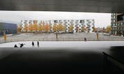 Sowohl der Zuger Arena-Platz wie auch die Gubelstrasse sollen bald mit Kameras überwacht werden. (Bilder Annika Pendl und Liana Tonazzi (9. November 2017))