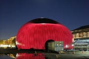 Die aufblasbare Konzerthalle Ark Nova überzeugte die Jury. (Bild: PD / Lucerne Festival)