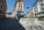 Die Pfistergasse in der Luzerner Kleinstadt. (Bild: Dominik Wunderli)