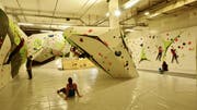 Die vergrösserte Boulderhalle in Kriens. (Bild: PD)