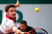 Stan Wawrinka während seinem starken Aufspiel am Viertelfinal am French Open. (Bild: EPA / Ian Langsdon)