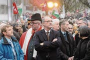 Galt als SVP-Hoffnungsträger für die Romandie: Bundesrat Guy Parmelin. (Bild: Jean-Christophe Bott/Keystone (Nyon, 17. Dezember 2015))