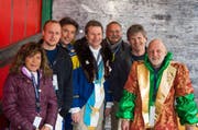 Sie haben entschieden: Die Chatzestrecker-Jury mit Margrit Windlin, Dominic Schürmann, Raphael Bachmann, Marcel Schwerzmann, Erwin Bachmann, Stefan Ragaz und Hugo Stadelmann (v.l.n.r.). (Bild: pd)