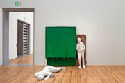 Das Kunstwerk «Die Bowery» des amerikanischen Künstlers George Segal im neuen Haus des Kunstmuseums Basel. (Bild: Keystone)