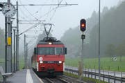 Der Bahnhof Grafenort. (Bild: Markus von Rotz / Neue NZ)