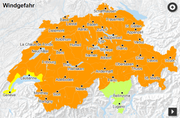 Windgefahr (Bild: Grafik: Naturgefahrenstellen des Bundes)