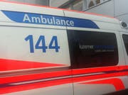 Rettungsdienst 144. (Bild: Ernst Zimmerli)