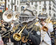 Die RüssSuuger unterwegs am diesjährigen Fritschi-Umzug. (Bild: Philipp Schmidli (Luzern, 8. Februar 2018))