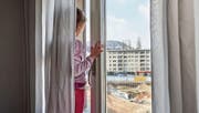 Blick auf das Abbruchgelände an der Claridenstrasse in Luzern. (Bild: Christof Schürpf/Keystone (10. März 2016))