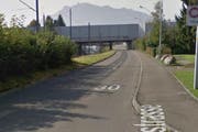 Eine Quartierstrasse in Emmen. Die FDP Emmen möchte flächendeckend Strassengenossenschaften, die sich um den Unterhalt der Strassen in der Gemeinde kümmern. (Bild: Google Maps Screenshot)