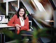 Judith Fischer in ihrem Büro in Inwil bei Baar. (Bild: Stefan Kaiser (27. Februar 2018))