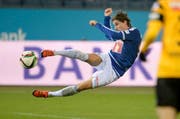 Der Luzerner Hekuran Kryeziu im Fussball Meisterschaftsspiel der Super League zwischen dem FC Luzern und dem BSC Young Boys, in der Swisspor Arena in Luzern, am Samstag, 5. Dezember 2015. (Bild: KEYSTONE/Nick Soland)
