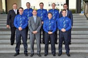 Die neuen Polizisten des Zuger Korps. (Bild: pd)