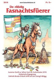 Titelseite des neuen Fasnachtsfüerers. (Bild: zvg)