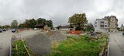 Auf dem Areal Eichwald bei der Luzerner Allmend ist ein Asylzentrum mit 120 Plätzen geplant. (Bild: Pius Amrein / Neue LZ)