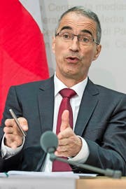 Serge Gaillard, Direktor der Eidgenössischen Finanzverwaltung. (Bild: Keystone/Peter Schneider)