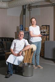 Bringen frischen Wind in die Schützenstube Wishalde: Peter und Barbara Iten. (Bild: Maria Schmid (Baar, 13. Juni 2017))
