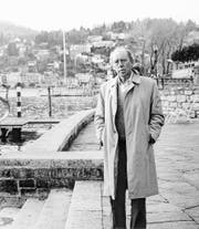 Heinrich Böll 1985 in Ascona. (Bild: Ulstein)