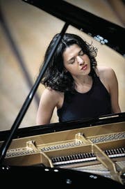 Khatia Buniatishvili bei einem früheren Auftritt im KKL. (Bild: Pius Amrein (2. Dezember 2010))