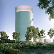 Variante: Das schlichte Wärmespeicher-Silo. (Bild: pd)