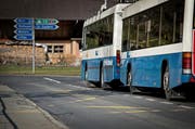 Keine Busbucht im Stampfli in Obernau (Bild: Pius Amrein / Neue LZ)