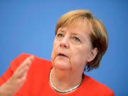 Zeigt sich unnachgiebig gegenüber der Türkei: Die deutsche Kanzlerin Angela Merkel. (Bild: KEYSTONE/EPA/CLEMENS BILAN)