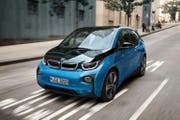 Der BMW i3 gibt es neu mit einer stärkeren Batterie. (Bild: PD)