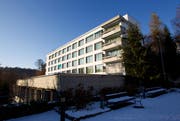 Im ehemaligen Pflegeheim Hirschpark in der Stadt Luzern wird ein Asylzentrum eingerichtet. (Bild: Manuela Jans / Neue LZ)