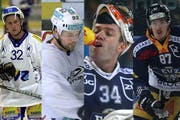 v.l.n.r. Chris Armstrong, Ronald Petrovicky, Brian Boucher und Dario Bürgler (Bild: Zuger Presse, Archiv Zuger Zeitung, Archiv ZZ, EQ Images)