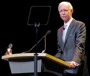Der echte Held: Chesley «Sully» B. Sullenberger an der Lions World Convention im Jahr 2010 in Sydney. (Bild: wikipedia.org/Frederick J. Philipps)
