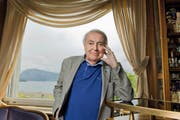 Pavel Kohout (86): Der tschechische Autor liest heute Abend im Literaturhaus Zentralschweiz in Stans aus seinen Memoiren. (Bild: Dominik Wunderli / Neue LZ)