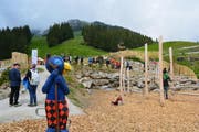 Eröffnungstag von Globis Alpenspielplatz (Bild: PD)